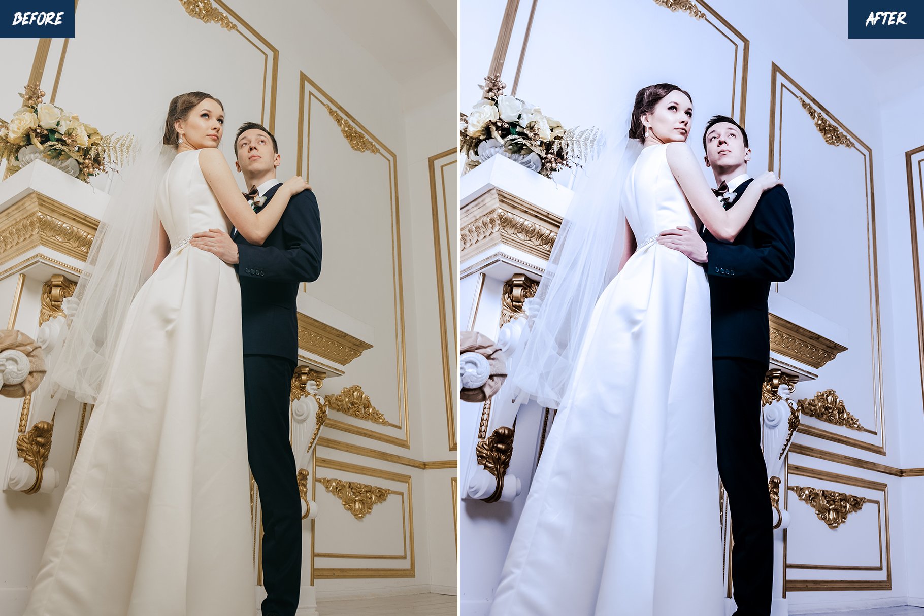 bright and airy wedding lightroom presets before and after 02 12