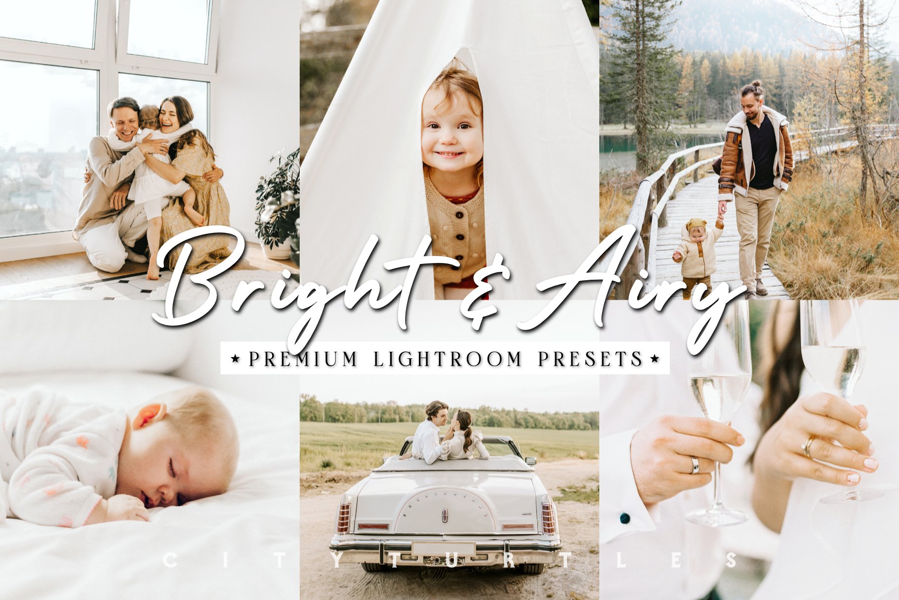 bright pastel airy baby portraits newborn family professional photography lightroom presets 1 12