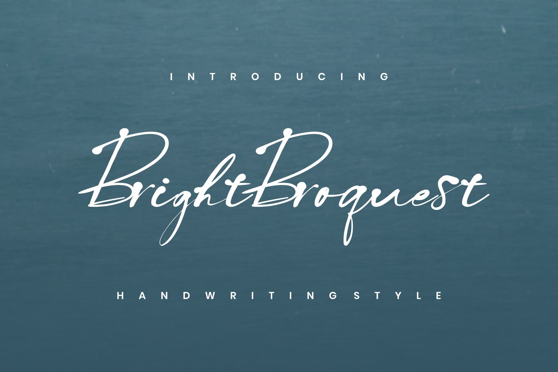 Bright Broquest - Script Fontcover image.