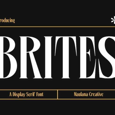 Brites Display Serif Font cover image.
