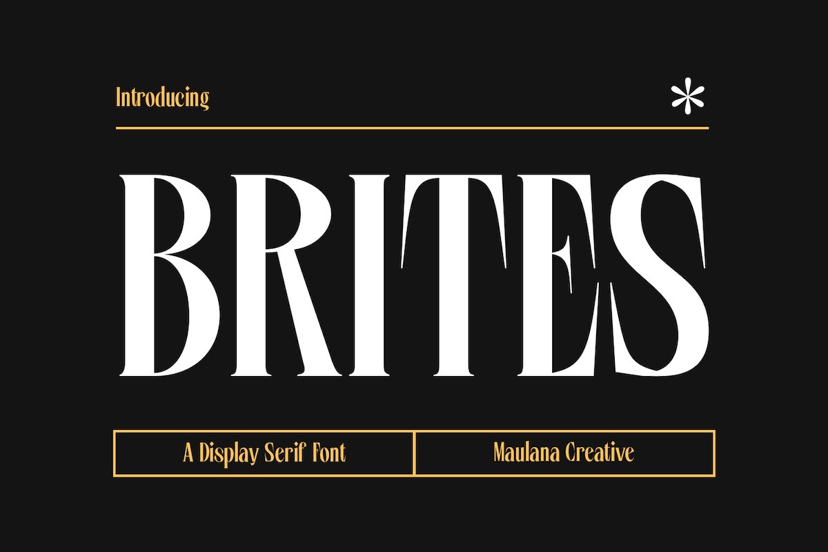 Brites Display Serif Font cover image.