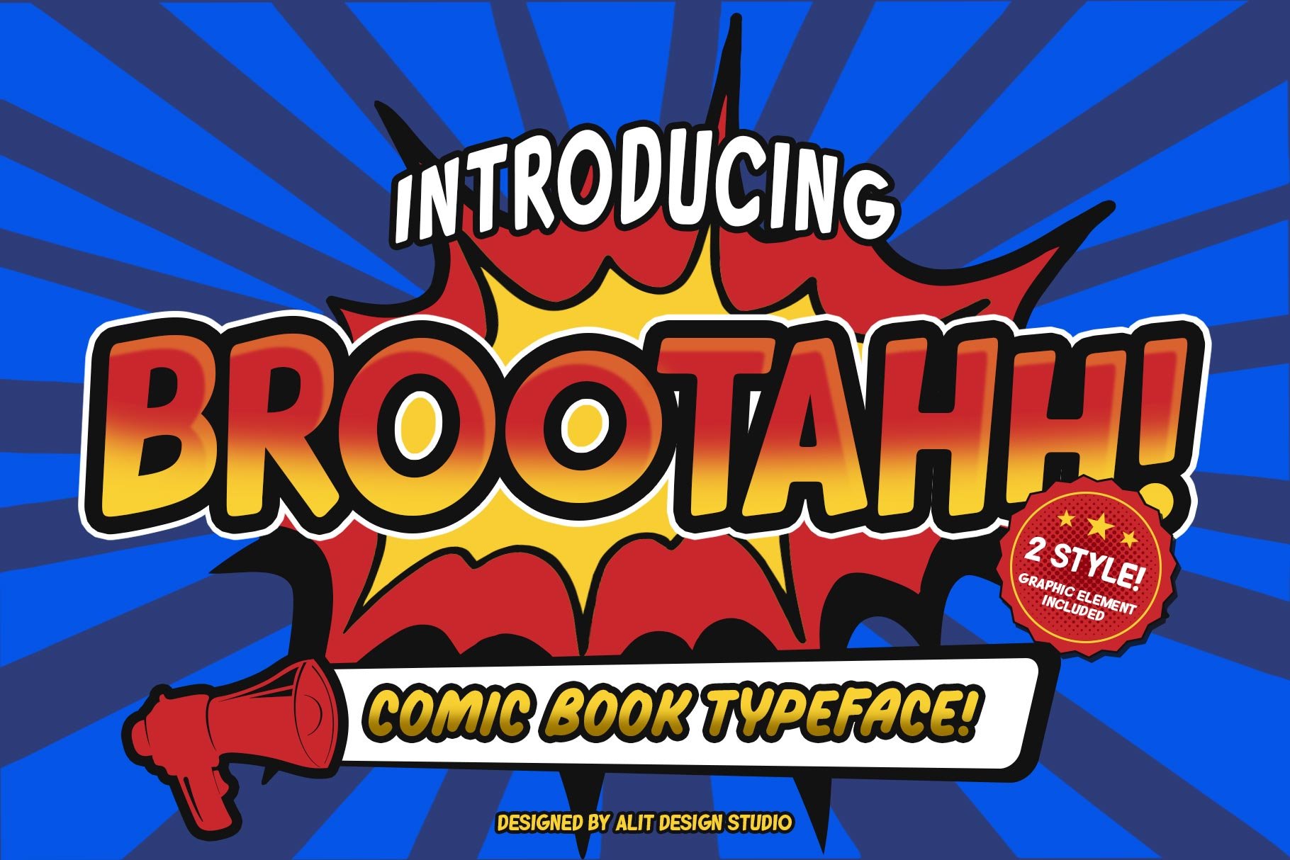 Brootahh Comic Typeface cover image.