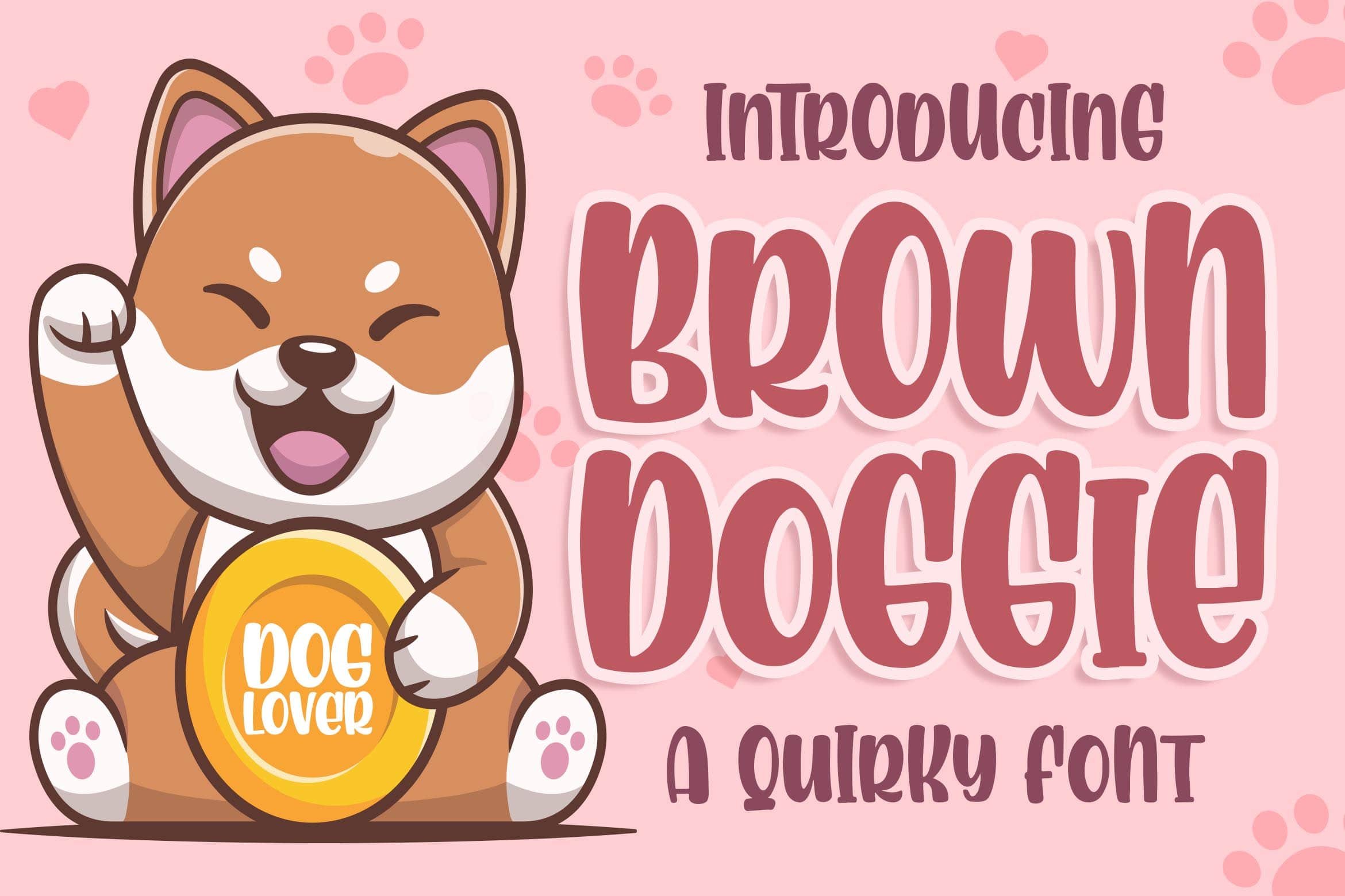 Brown Doggie a Quirky Font cover image.