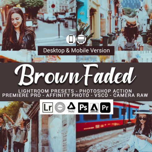 Brown Faded Lightroom Presetscover image.