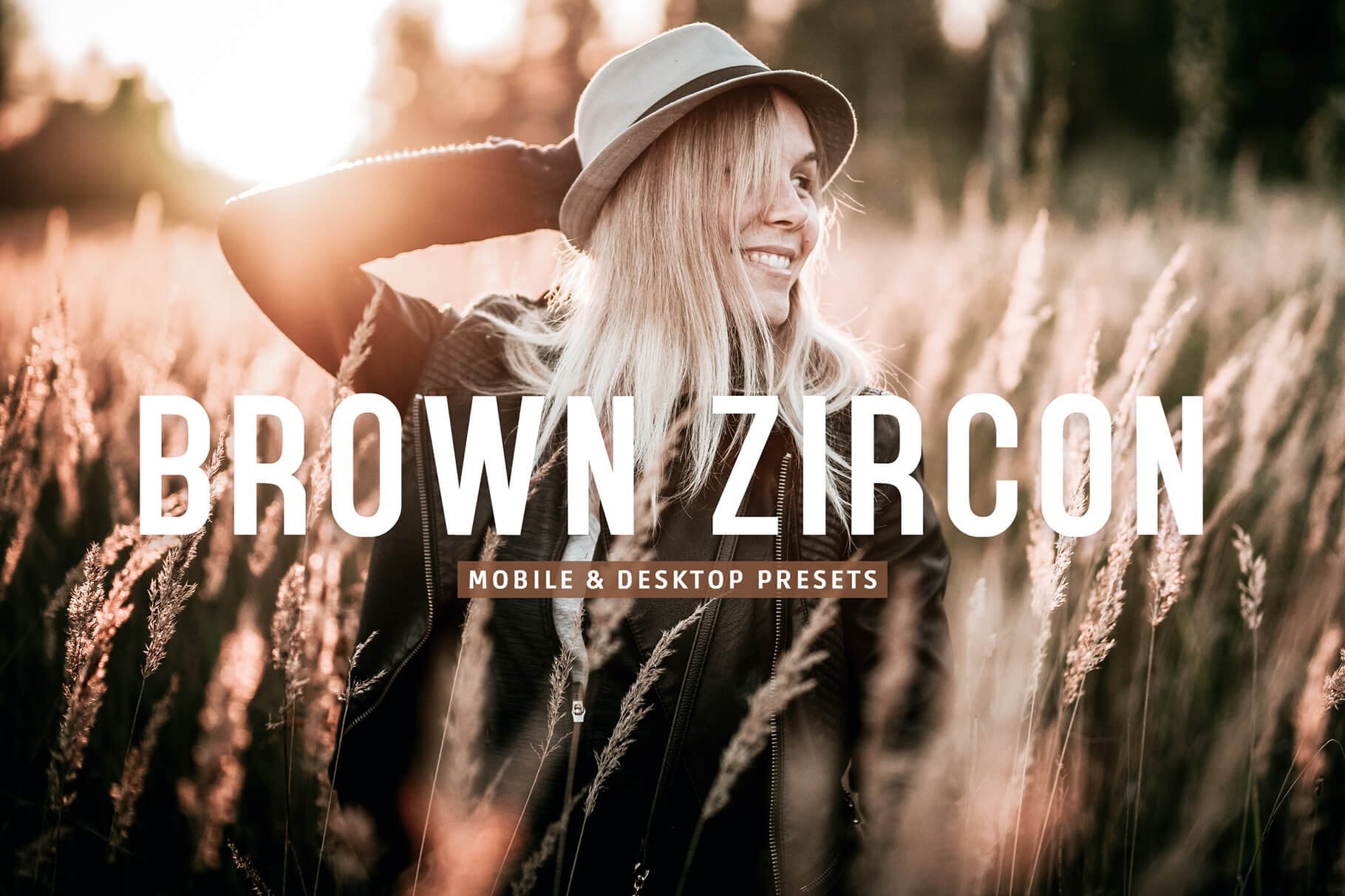 Brown Zircon Pro Lightroom Presetscover image.