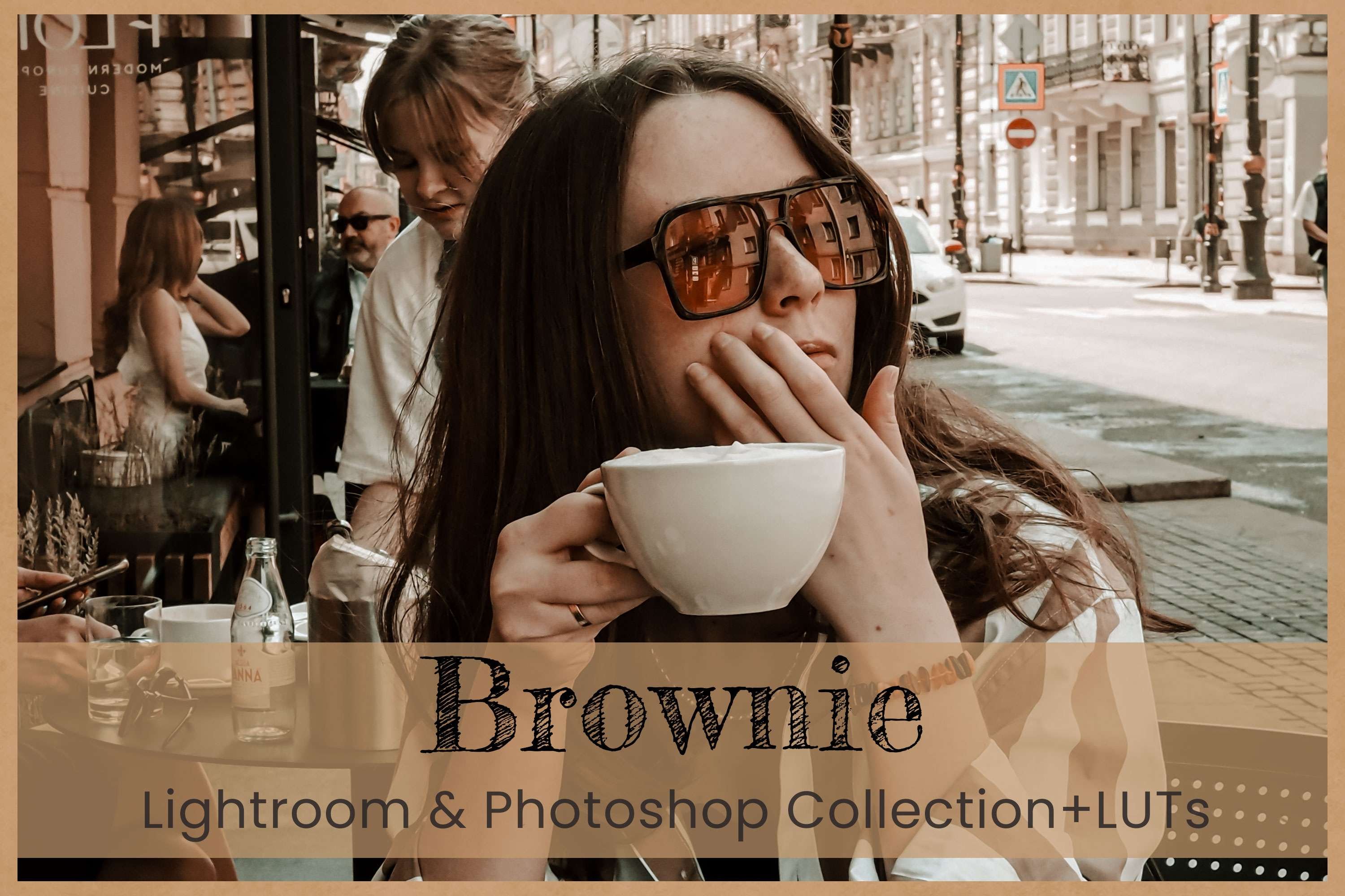 Brownie Photoshop actions LR Presetscover image.