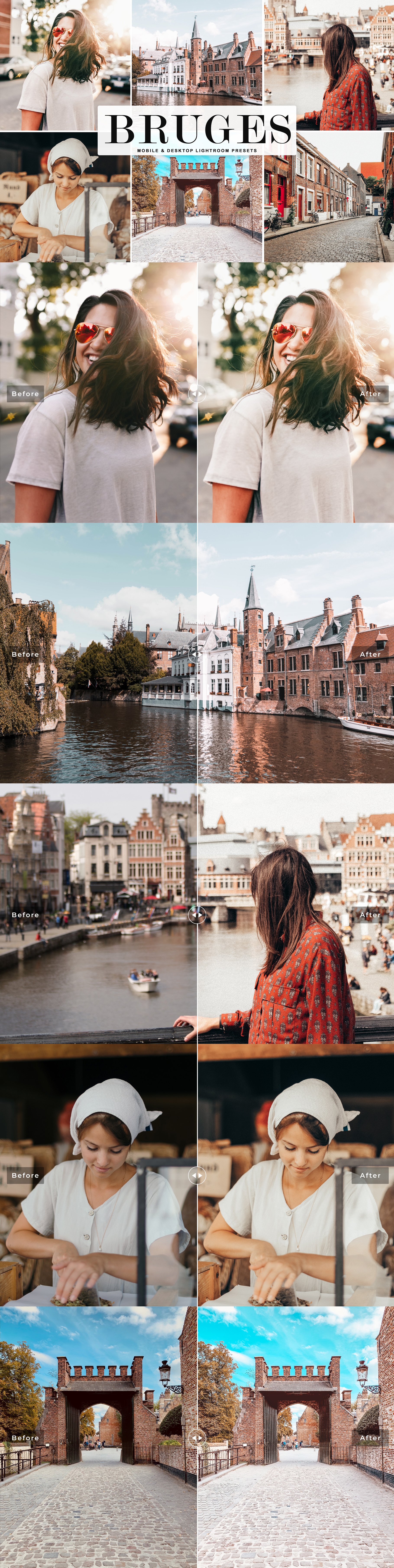 Bruges Lightroom Presets Packcover image.