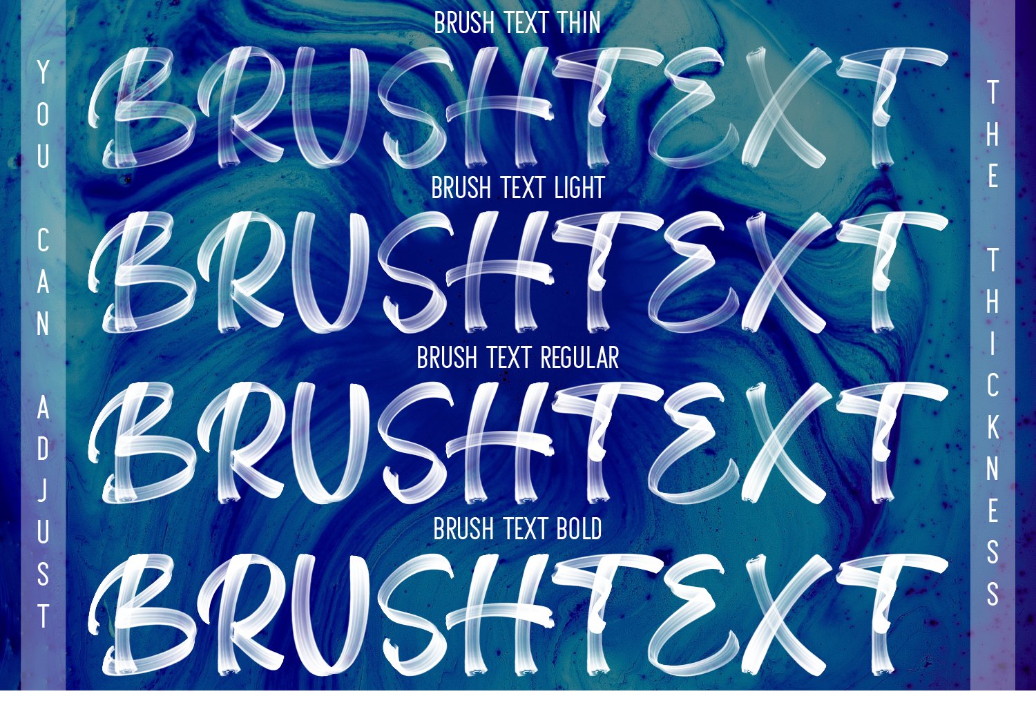 brush text font by senchou 5 350