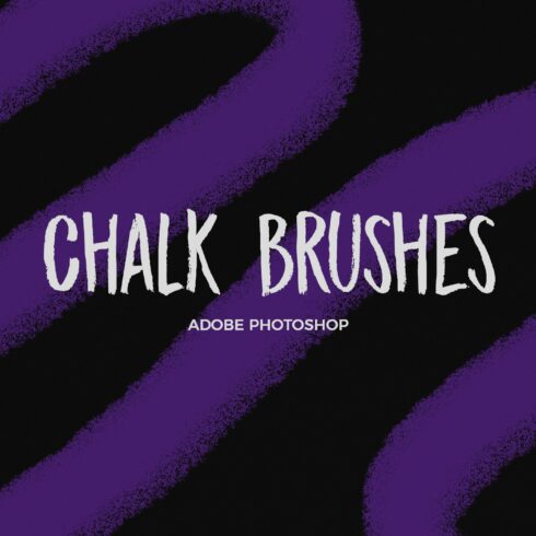 Chalk brushes-Photoshopcover image.