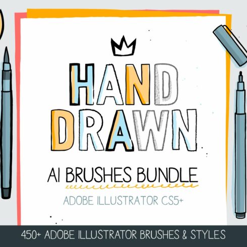 450+ AI Brushes BUNDLE!cover image.
