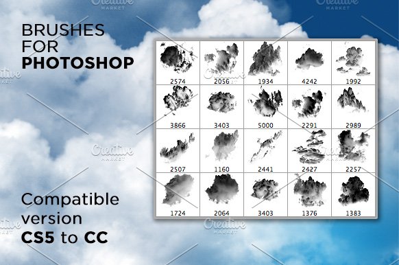 Clouds brushes Volume 3preview image.
