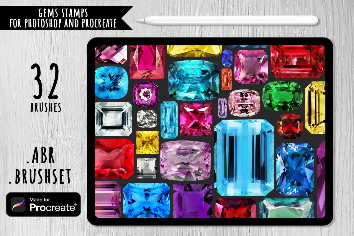 Gems Stamp Brushescover image.