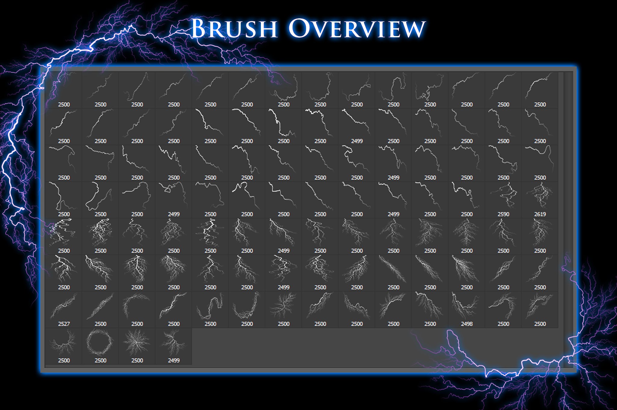 102 Lightning Brushespreview image.