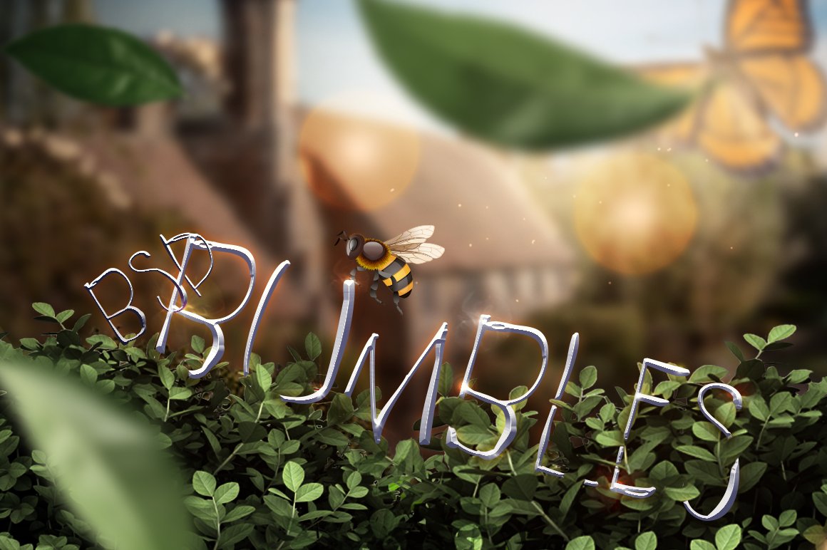 BSD Bumbles Font cover image.