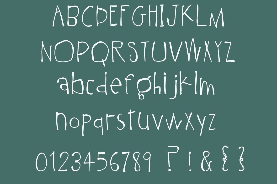 BSD Bumbles Font preview image.