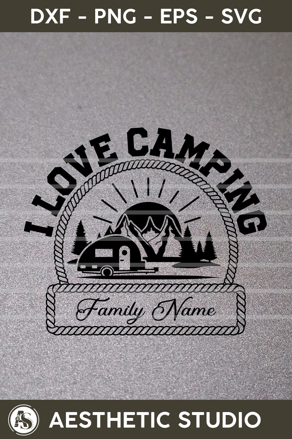 I Love Camping, Camper, Adventure, Camp Life, Camping Svg, Typography, Camping Quotes, Camping Cut File, Funny Camping, Camping T-shirt Design, Svg, Eps, Dxf, Png, Cut file pinterest preview image.