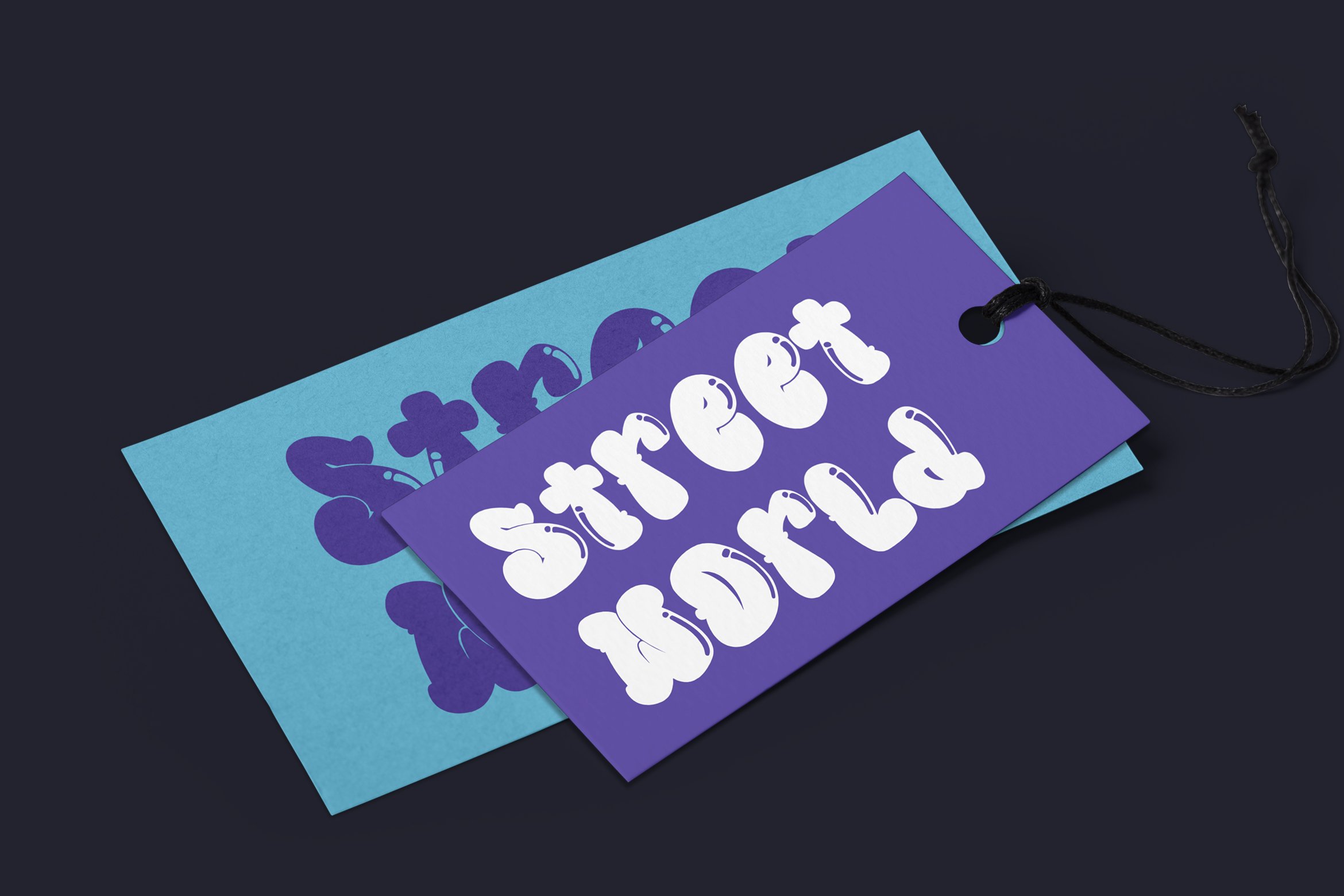 BubbleBloods - Graffiti Display Font preview image.