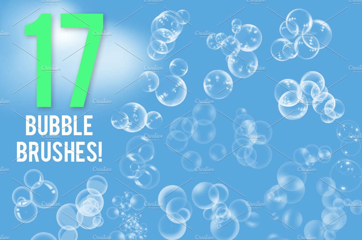 17 Bubble Brushes Packcover image.