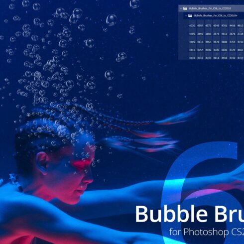 60 Bubble Brushes for Photoshopcover image.
