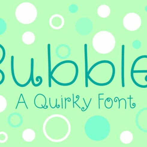 Bubbles cover image.