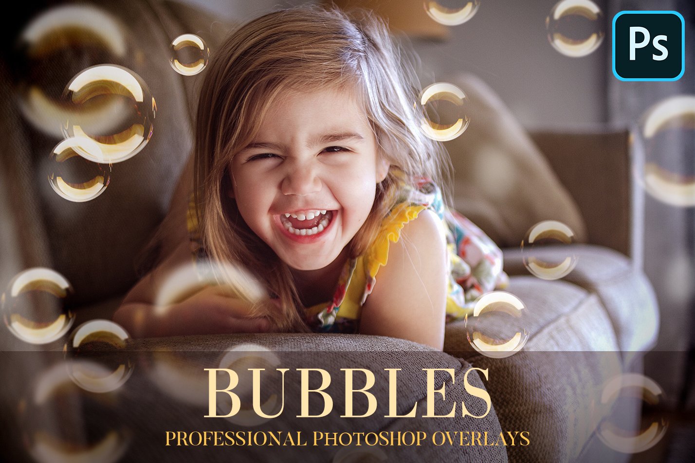 Bubbles Overlays Photoshopcover image.