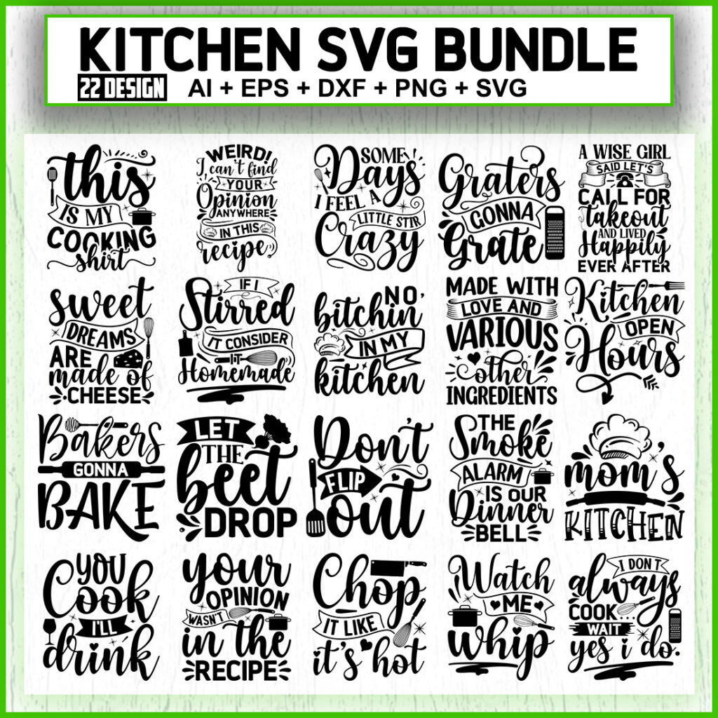 KITCHEN SVG BUNDLE - MasterBundles