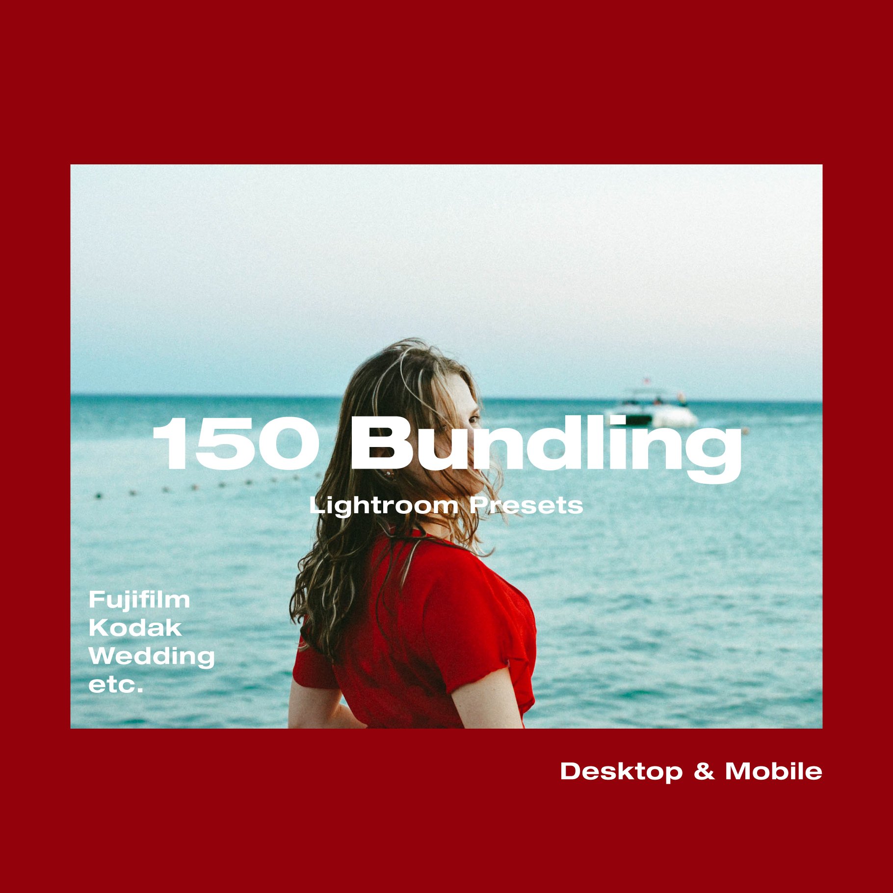 Bundle 150+ Lightroom Presetscover image.