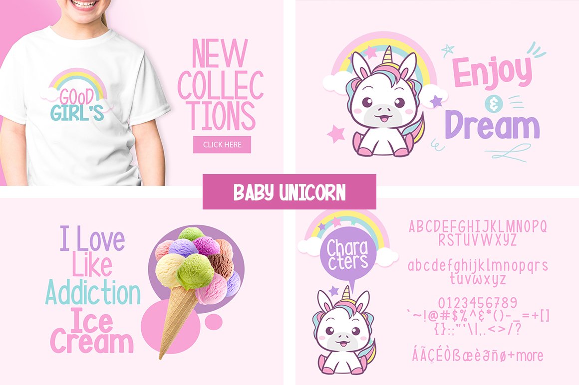 The Unicorn Dream Bundle preview image.