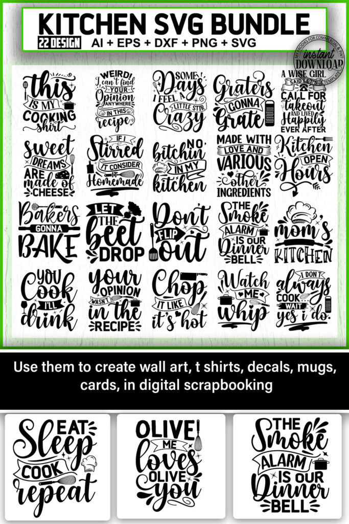 KITCHEN SVG BUNDLE - MasterBundles