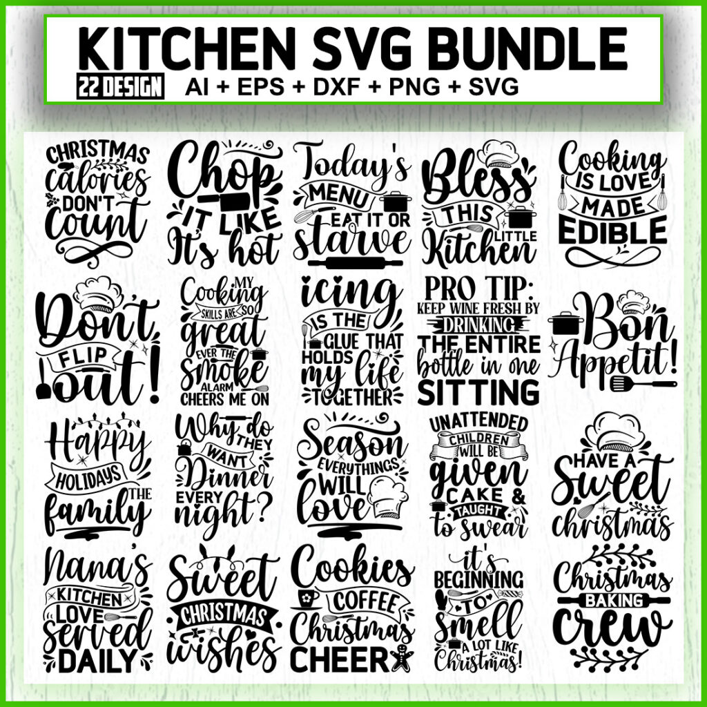KITCHEN SVG BUNDLE - MasterBundles