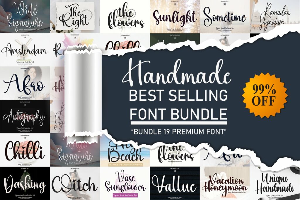Best Selling Font Bundle – MasterBundles