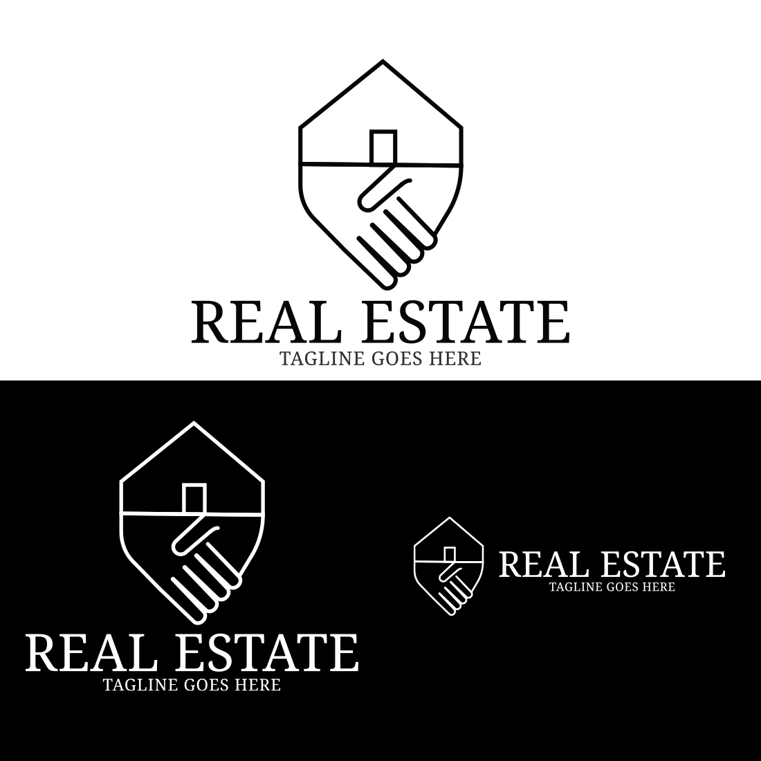 Real Estate logo preview image.