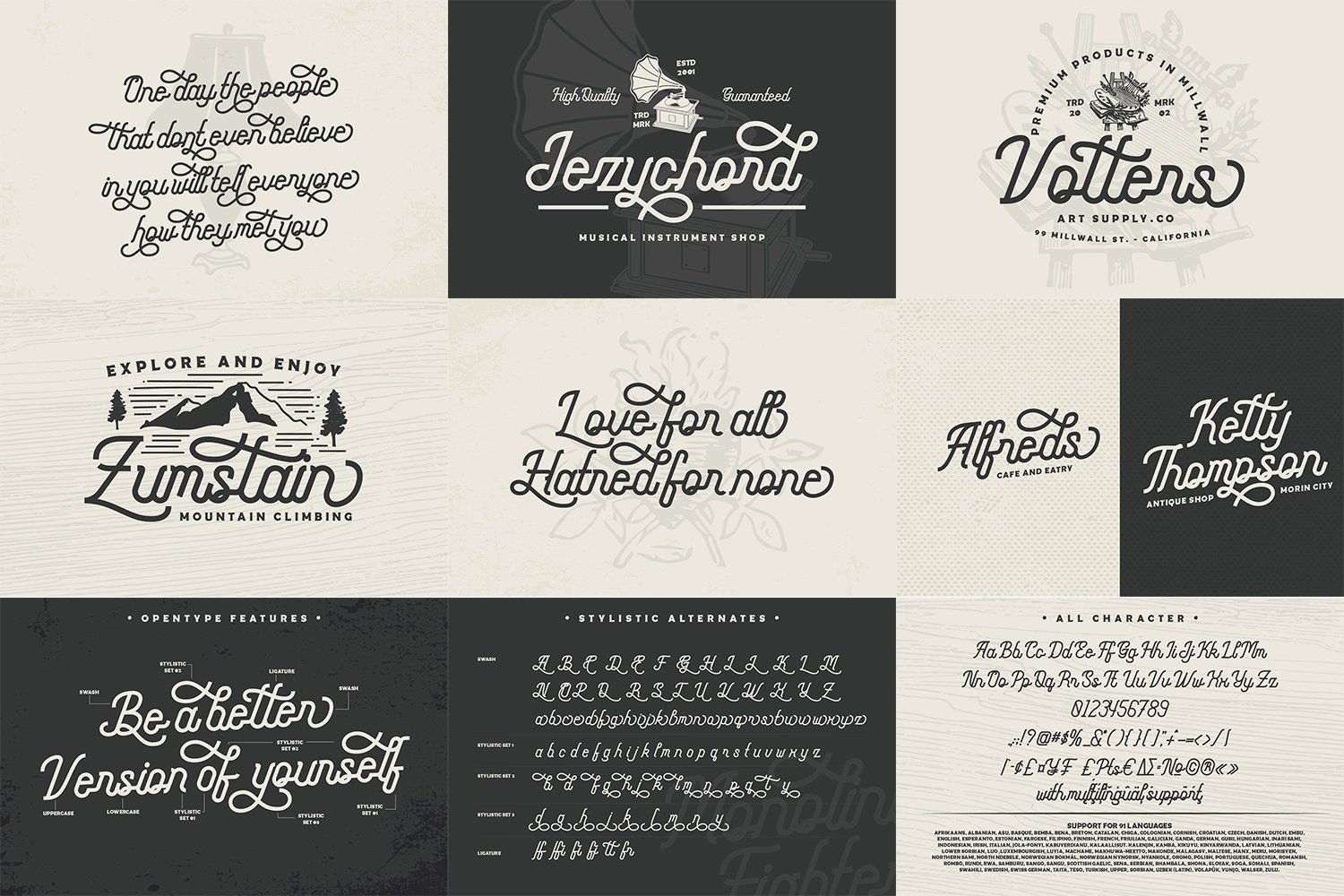 bundle vintage font 28529 575