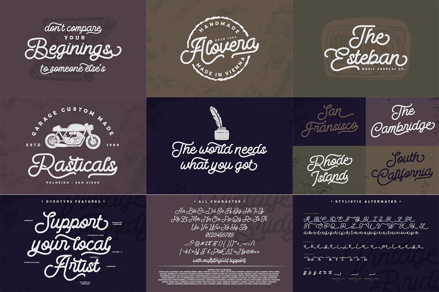 bundle vintage font 28729 325