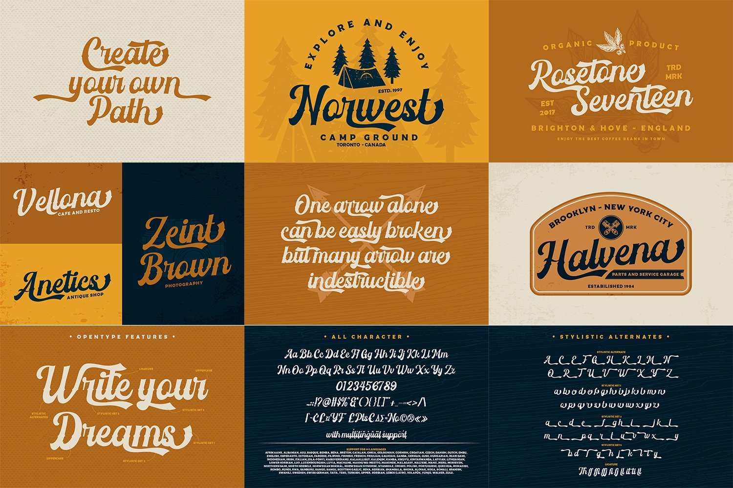 bundle vintage font 28829 685