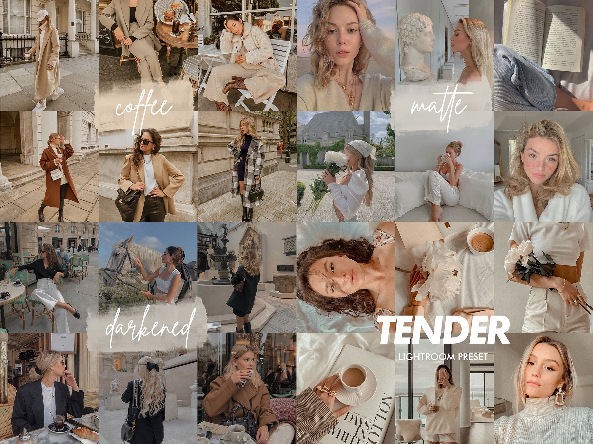 24 Trendy Lightroom Presets Bundlepreview image.