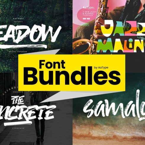 Font Bundles 1 by AaType cover image.