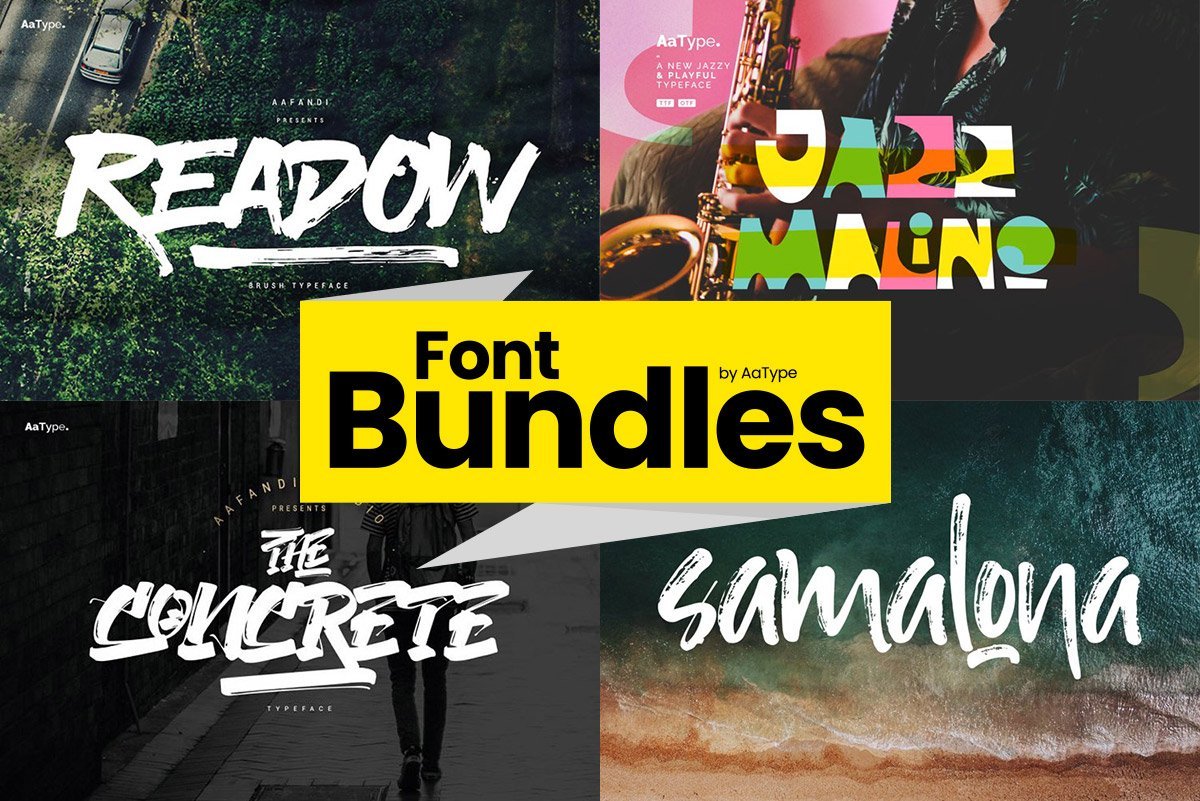 Font Bundles 1 by AaType cover image.