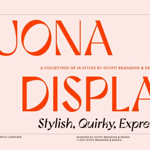 Buona Display Font Family cover image.