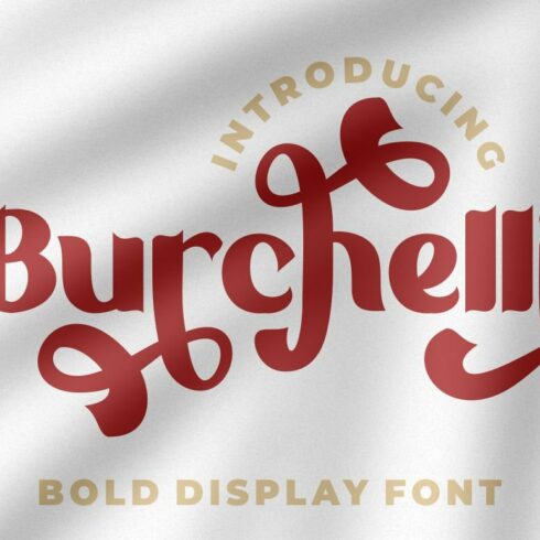 Burchelli - Bold Display Sans Font cover image.