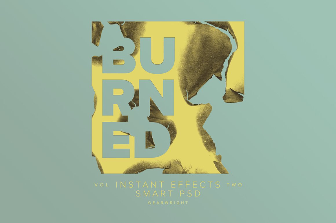 Burned Smart PSD Vol. 2cover image.