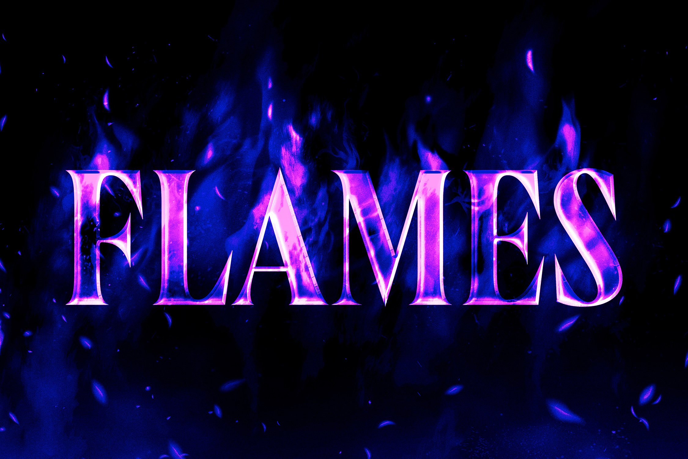 burning flames ps text effect 03 203