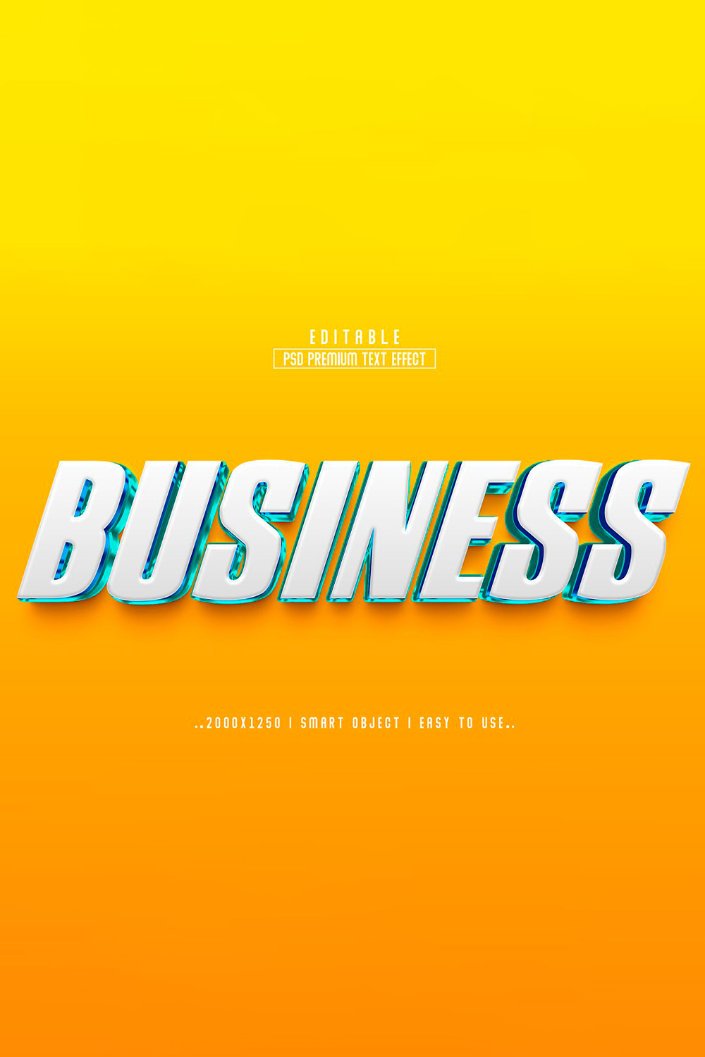 Yellow background with the words business on it.