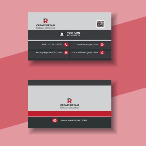 Creative Business Card Template Design cover image.