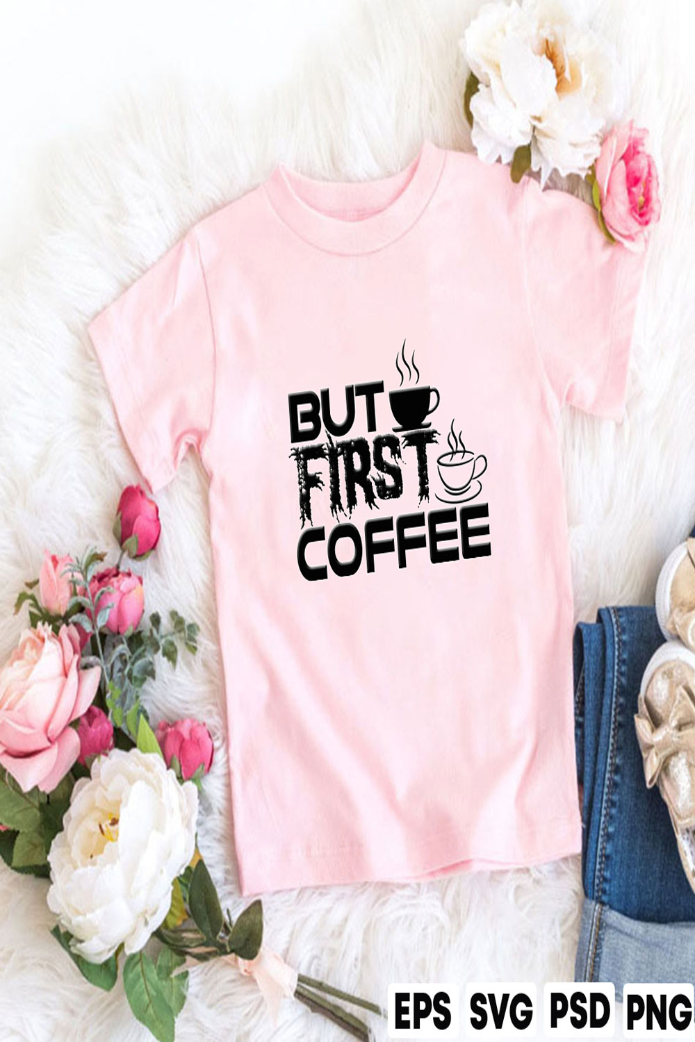 But first coffee pinterest preview image.