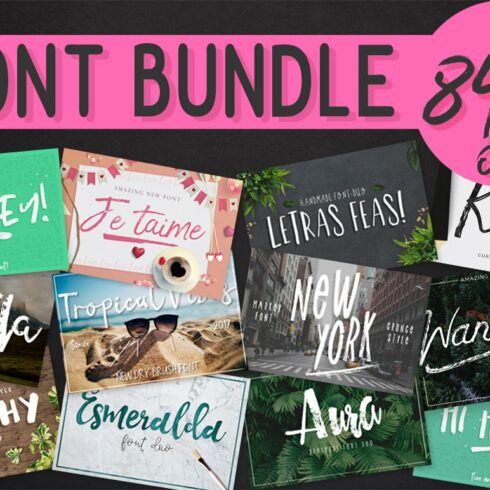 16 FONTS IN ONE - 84% DISCOUNT!! cover image.