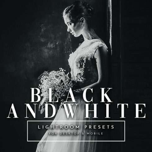 Black&White Lightroom Presets Packcover image.