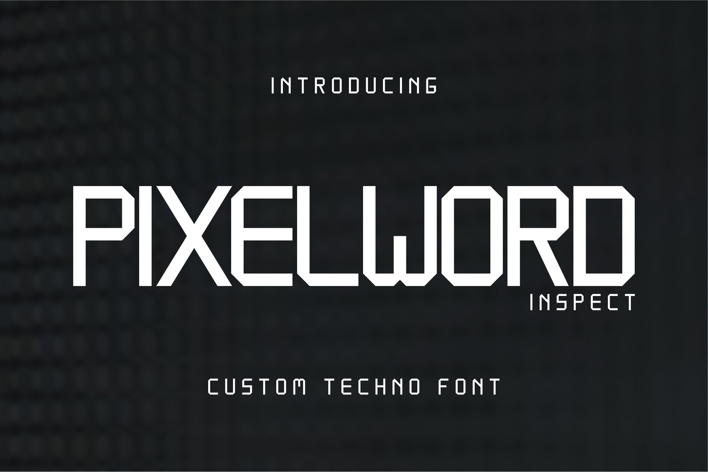 Pixelwords Inspect Font cover image.