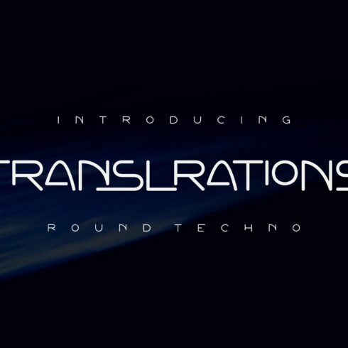Translrations Font cover image.