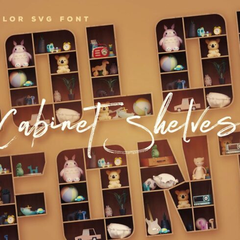 Cabinet Shelves - Color Font cover image.